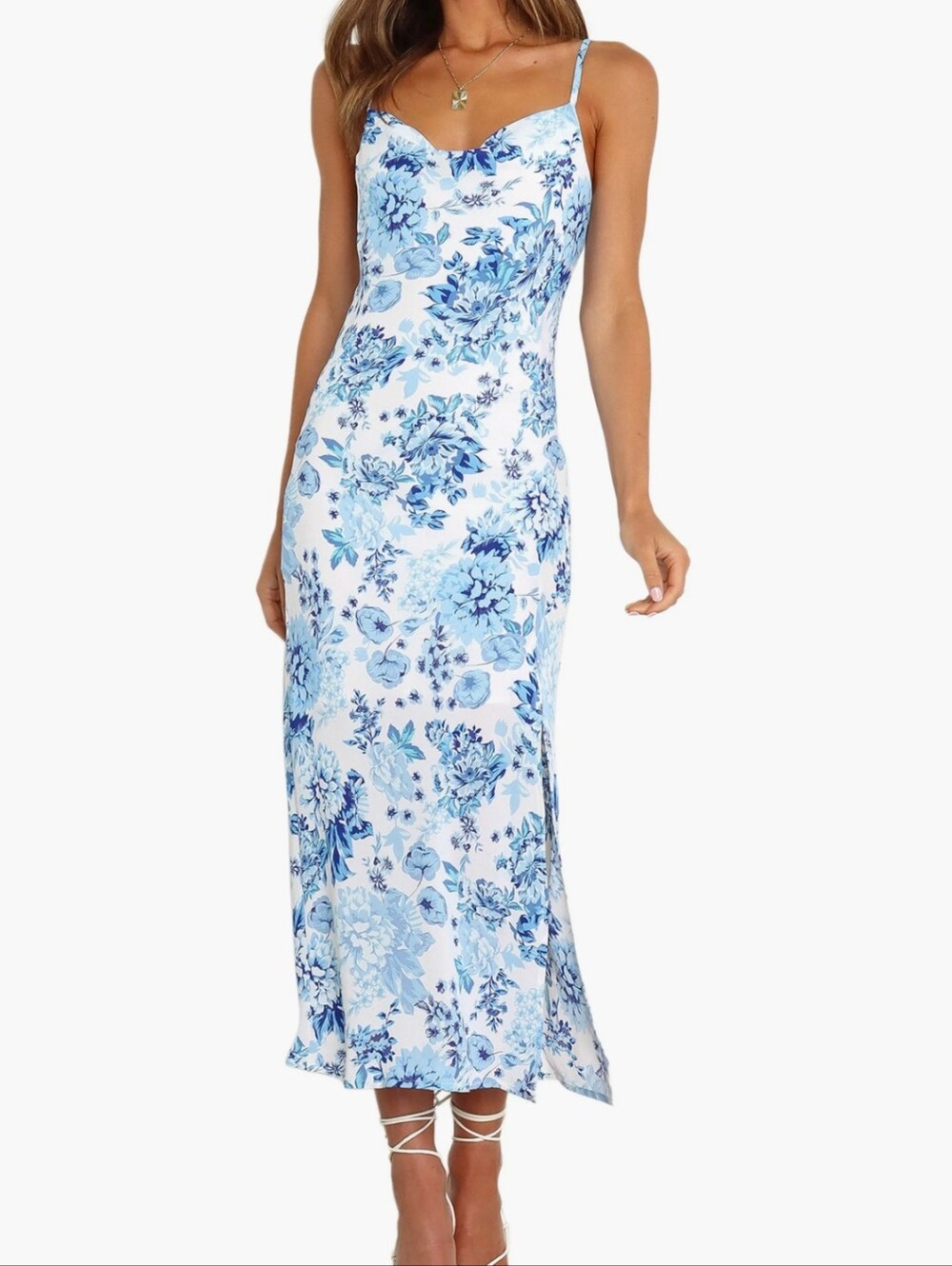Petal & Pup Yelena Floral Print Slipdress